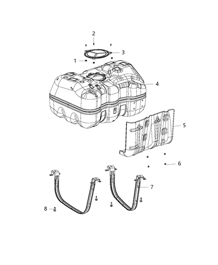 2017 Ram ProMaster 1500 Fuel Tank Diagram