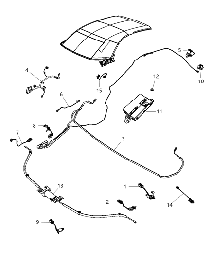 2011 Chrysler 200 Convertible Top Electric Diagram