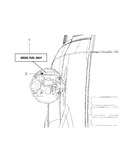 2013 Ram 3500 Fuel Decal Diagram