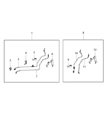 2019 Jeep Wrangler Sleeve-Protective Diagram for 68481220AA