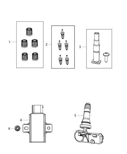 2015 Dodge Durango Tire Monitoring System Diagram