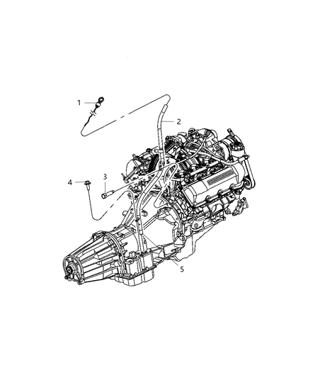 2007 Dodge Ram 1500 Oil Filler Tube Diagram