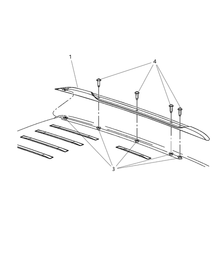 2015 Dodge Durango Roof Rack Diagram