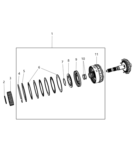 2007 Chrysler Pacifica Underdrive Compounder Diagram 3