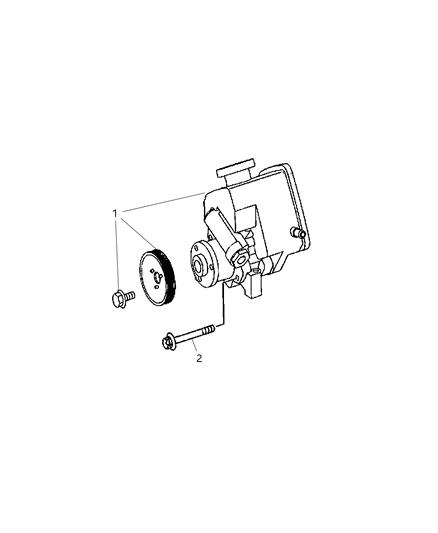 2007 Dodge Sprinter 3500 Power Steering Pump Diagram 2