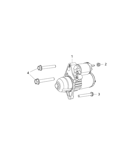 2016 Jeep Cherokee Starter Diagram 3