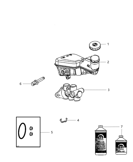 2010 Jeep Patriot Master Cylinder Diagram