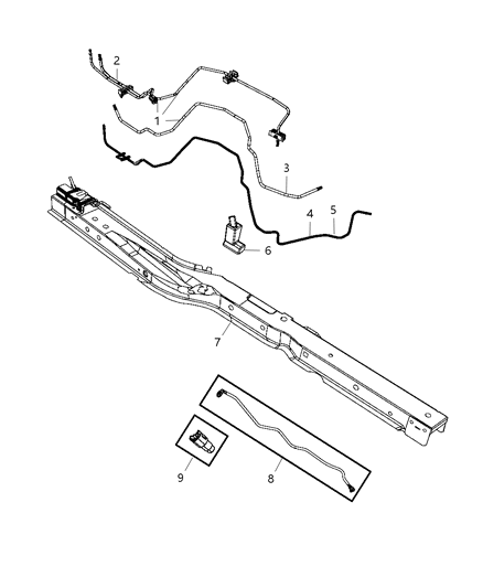 2011 Jeep Liberty Fuel Lines Chassis Diagram