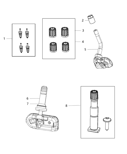 2018 Ram 3500 Tire Monitoring System Diagram