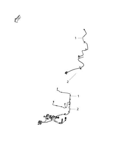 2014 Dodge Journey Wiring-Seat Diagram for 68195932AA