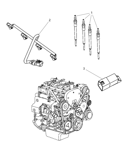 2008 Jeep Wrangler Glow Plug Diagram