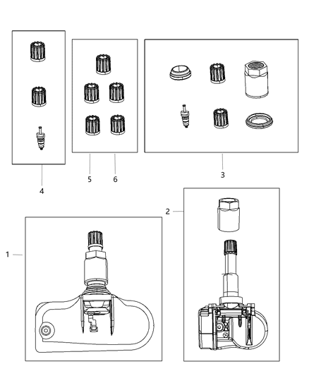 2010 Chrysler Sebring Tire Monitoring System Diagram