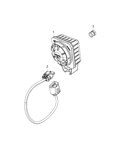 2021 Jeep Wrangler Siren - Alarm Diagram