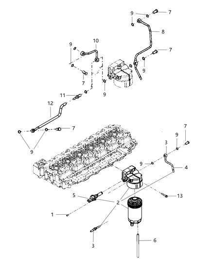 2008 Dodge Ram 5500 Fuel Filter Diagram