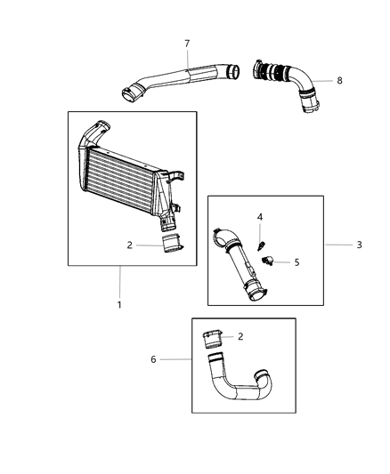 2007 Dodge Caliber Charge Air Cooler Diagram 2