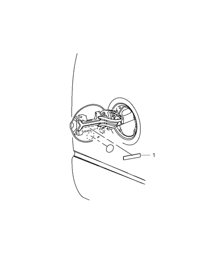2020 Dodge Charger Label-Fuel Fill Information Diagram for 68510687AA