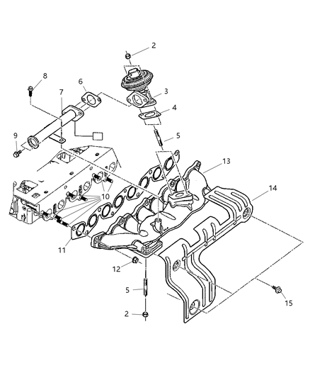 2003 Jeep Liberty Tube Diagram for 5103249AA