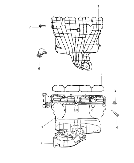 2010 Chrysler Sebring Intake Manifold Diagram 3