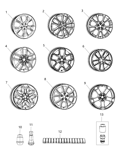 ALUMINUM Diagram for 7BM18RXFAA