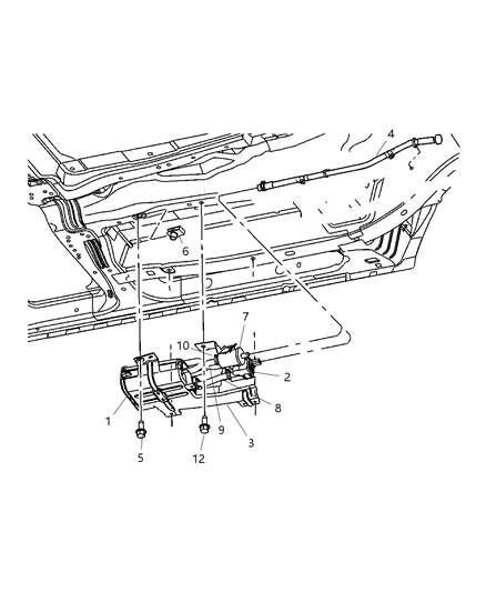 2006 Chrysler Pacifica Vacuum Canister & Leak Detection Pump Diagram