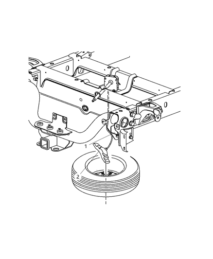 2008 Dodge Ram 3500 Cab Chassis Spare Tire Diagram