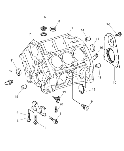 2007 Dodge Sprinter 3500 Cylinder Block Diagram 2