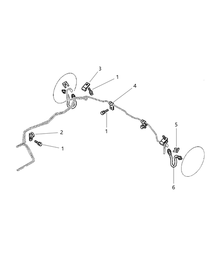 2000 Chrysler Sebring Rear Brake Lines Diagram