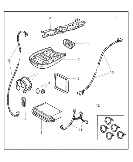 2003 Dodge Grand Caravan Wiring Diagram for 5080714AA