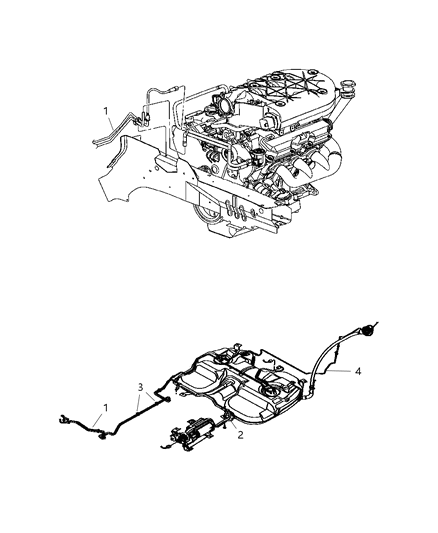 2006 Chrysler Pacifica Fuel Line Diagram