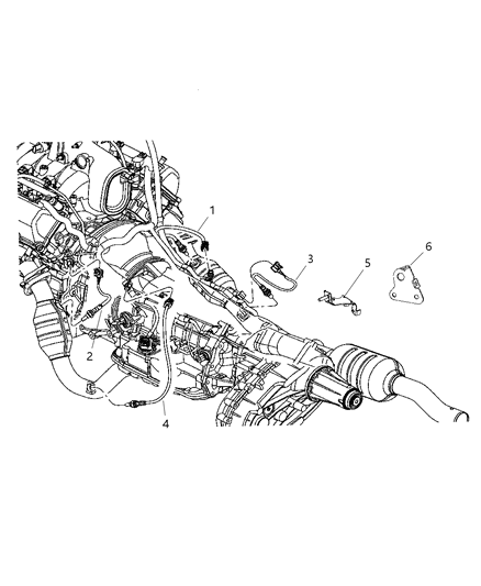 2014 Ram 3500 Oxygen Sensors Diagram