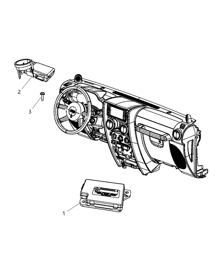 2010 Jeep Wrangler Modules Instrument Panel Diagram