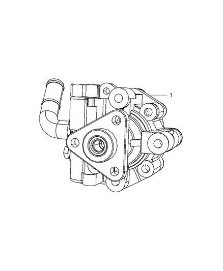 2007 Jeep Liberty Power Steering Pump Diagram 1