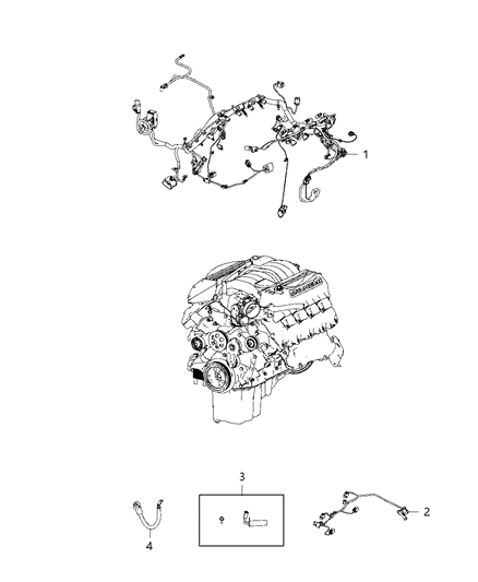 2019 Dodge Durango Wiring, Engine Diagram 2