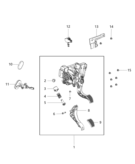 2019 Jeep Renegade Clutch Pedal Diagram