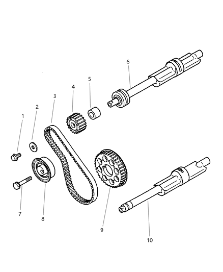 2004 Chrysler Sebring Coupe Balance Shafts Diagram