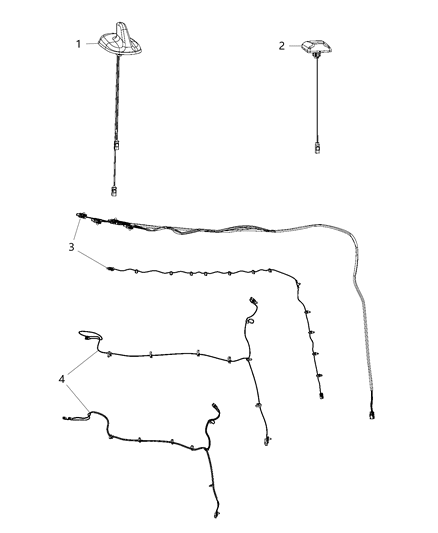 2015 Ram 3500 Pickup Satellite Radio System Diagram