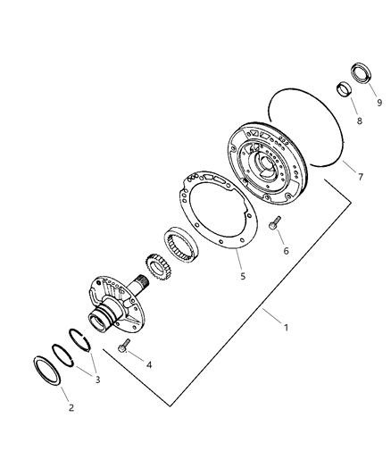 2000 Dodge Neon Oil Pump With Reaction Shaft Diagram