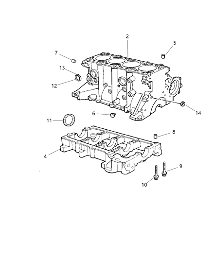 2005 Jeep Wrangler Cylinder Block Diagram 1