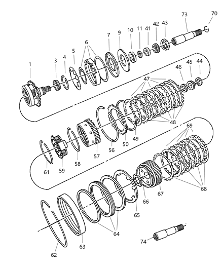 2007 Dodge Dakota Gear Train Diagram