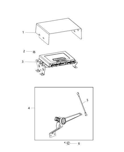 2015 Ram 2500 Air Suspension Module & Sensors Diagram