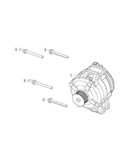 2019 Ram 1500 Generator/Alternator Diagram 2