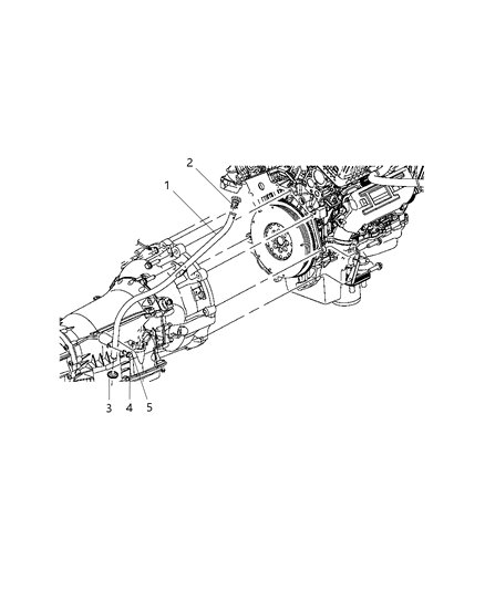 2012 Jeep Grand Cherokee Tube-Transmission Oil Filler Diagram for 4627471AA