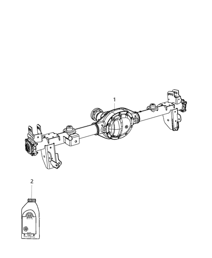 2019 Jeep Wrangler Rear Axle Assembly Diagram 3