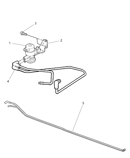 1998 Jeep Cherokee Harness-Duty Cycle PURGE SOLENOID Diagram for 4854896