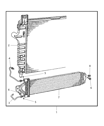 2000 Dodge Durango Cooler Kit - Transmission Oil Diagram