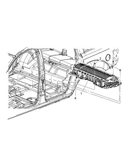 2011 Ram 1500 Battery-Hybrid Diagram for 5193093AA