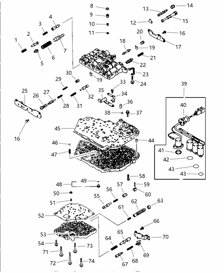 1997 Chrysler Sebring Valve Body Diagram 3