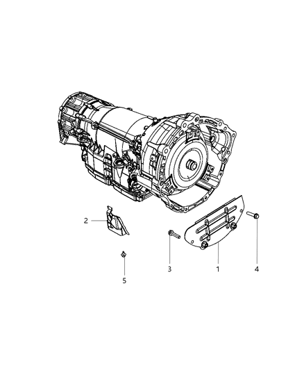 2008 Jeep Commander Mounting Covers And Shields Diagram