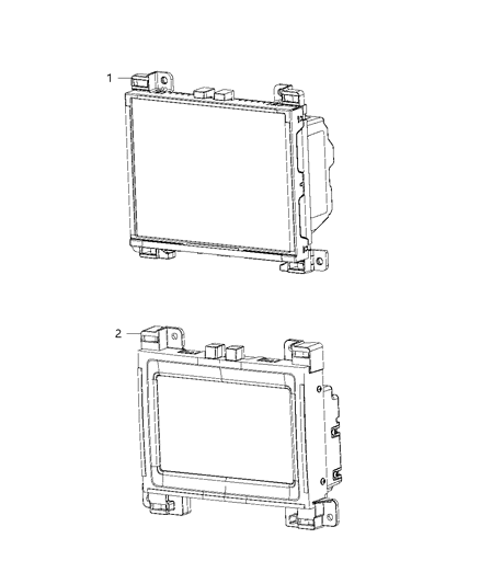 2019 Dodge Charger Radio-Multi Media Diagram for 68399222AB