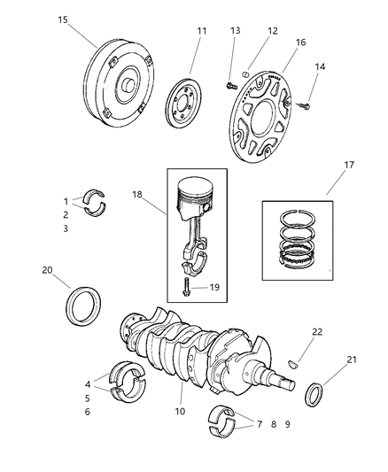 1997 Dodge Neon Converter Package Torque Diagram for 4796384